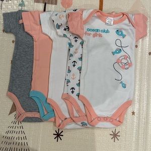 0-3 months BabyBliss Baby Girl Clothes Onesies